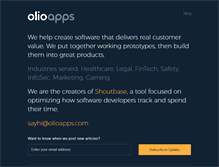 Tablet Screenshot of olioapps.com